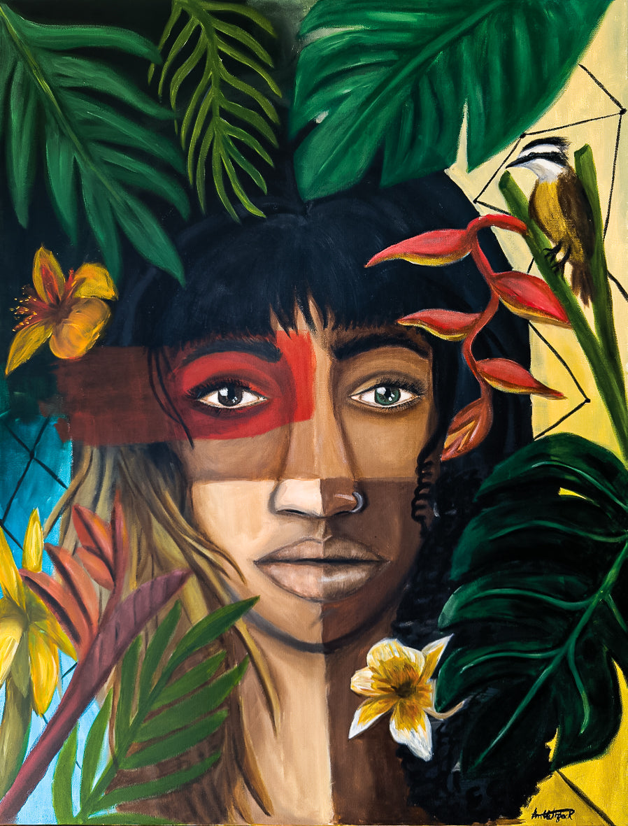 Brazilian faces, indigenous people, black people, European and Asian people