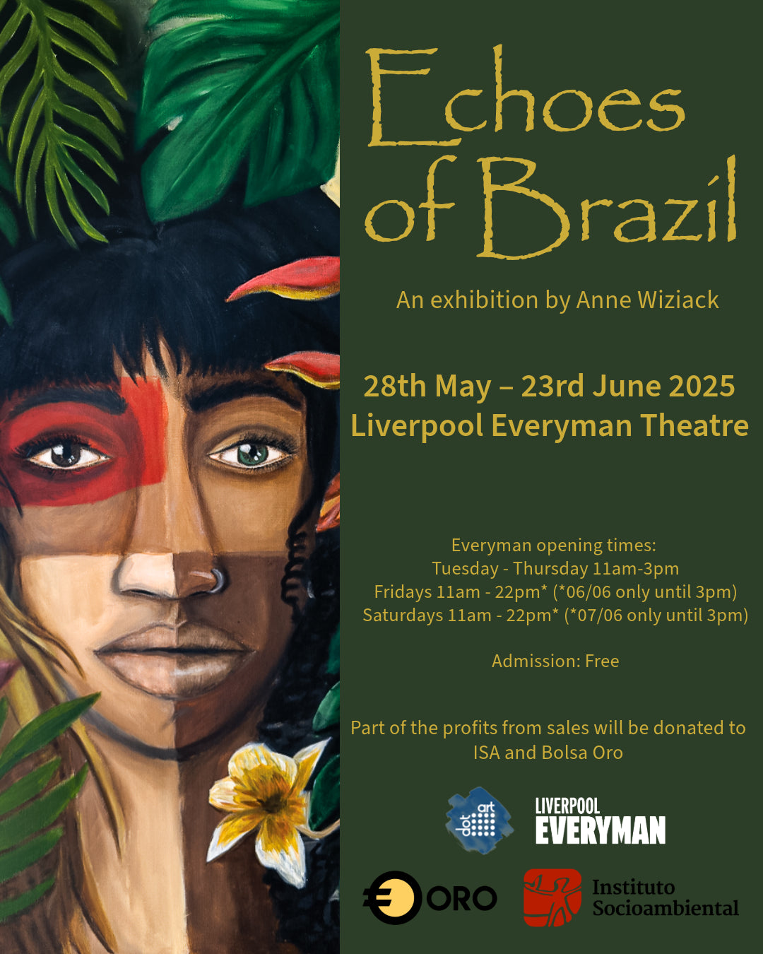 Echoes of Brazil Exhibition at Liverpool Everyman Theater