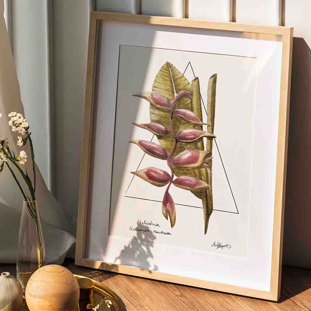 tropical flower print