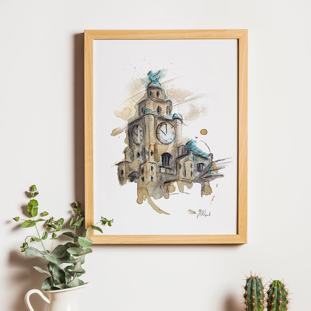Liverpool Liver Building art print