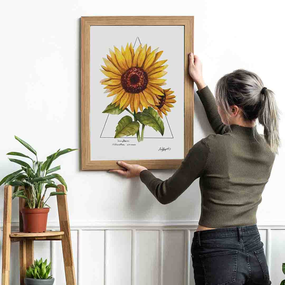 Sunflower print