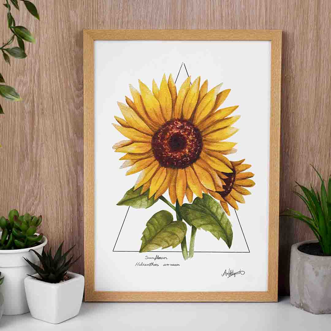 Sunflower print