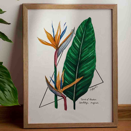 Tropical art print