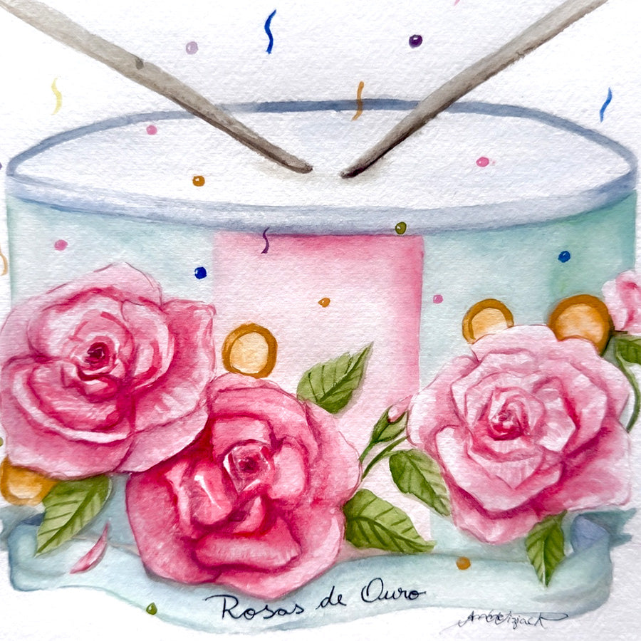 Rosas de Ouro Original Art